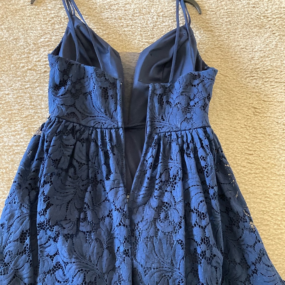 NEW (UNUSED) WOMENS DRESS: NAVY, SIZE 3 HOCO/PARTY - Picture 5 of 8